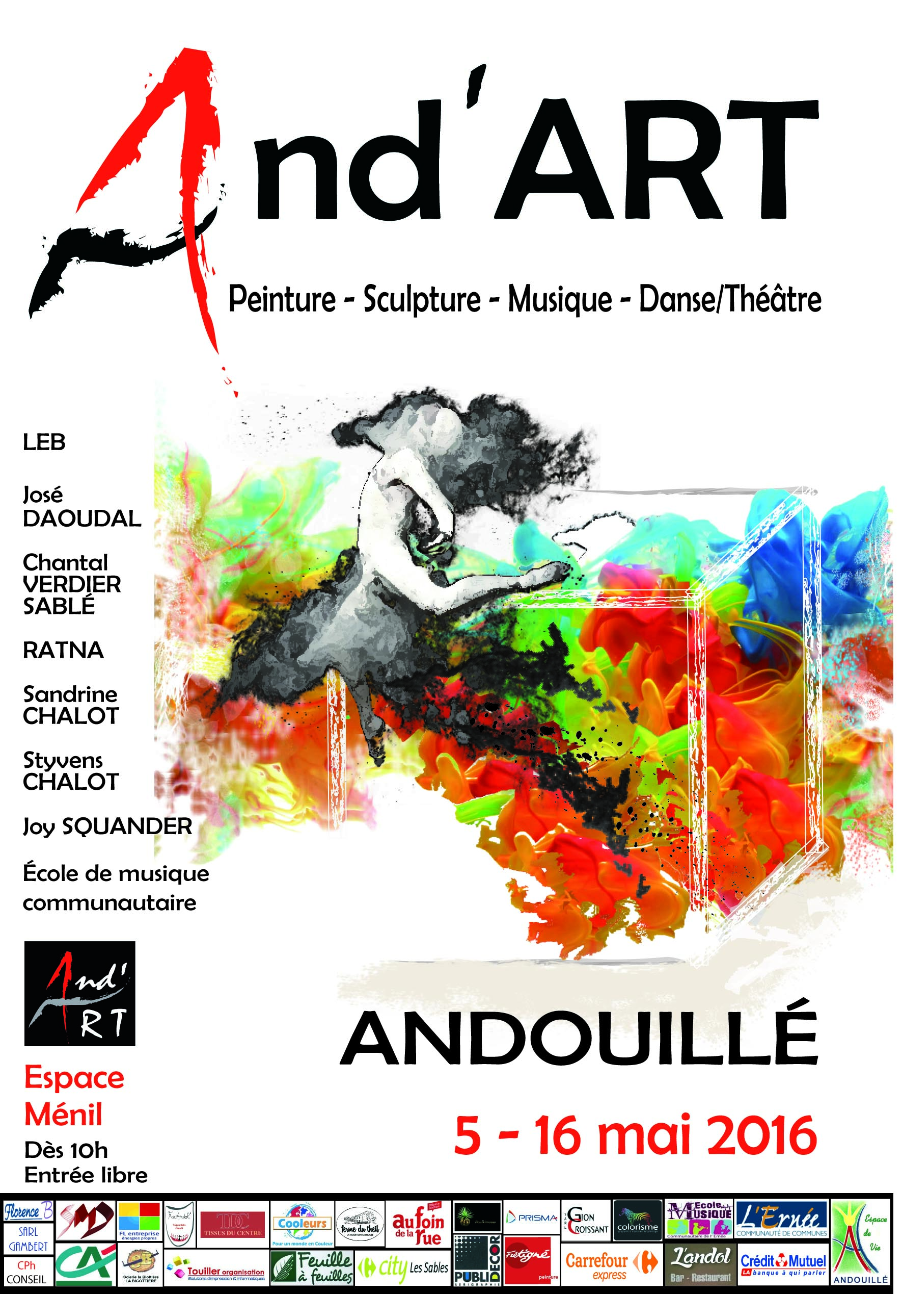 Ratna - Artiste peintre - exposition Andouillé 5-6 mai 2016