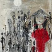 La fille au visage de lune