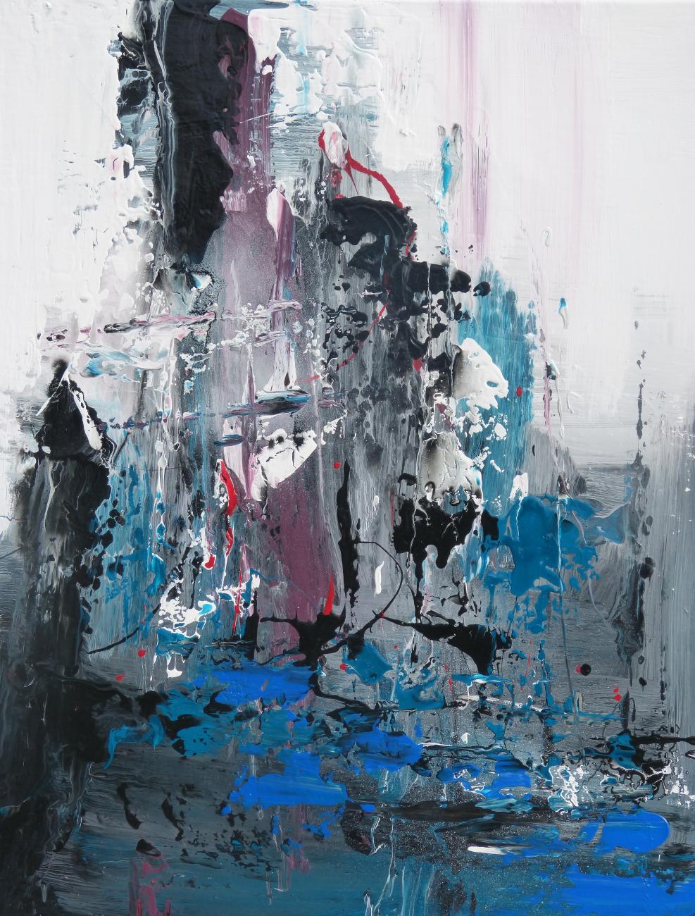 Ratna - Artiste peintre - Industrielle - Acrylique - 50 x 65 cm